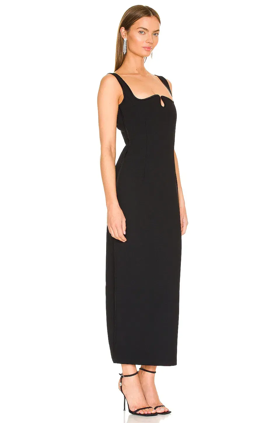 Paris Georgia Diamond Dress Black Size M/AU 10 - Image 3