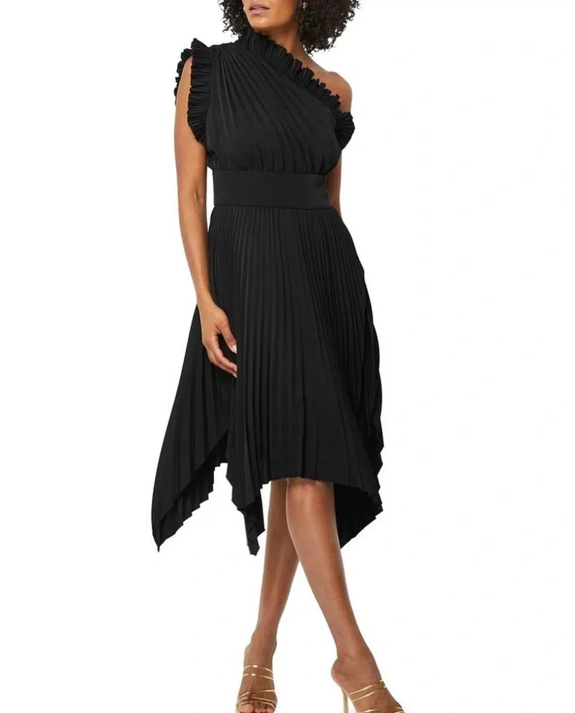 Mossman The Lady like Midi Dress in Black Size 8 - Image 1