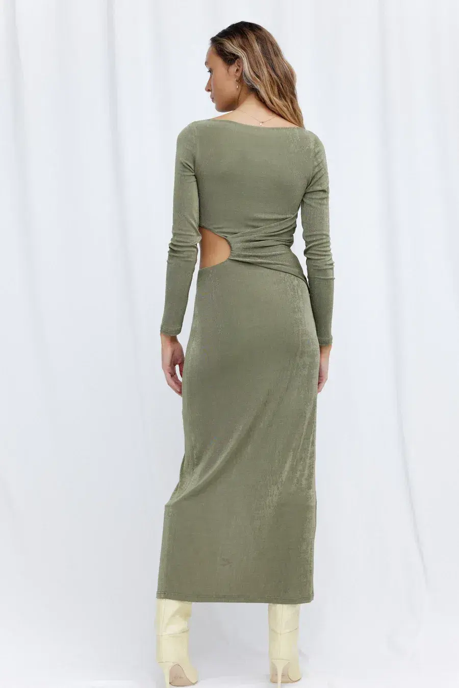 Significant Other  Ivy Midi Dress Green Size 8 - Image 3