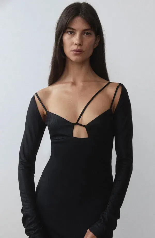 Camilla and Marc Verner Dress Black Size 10  for rent on The Volte - main image