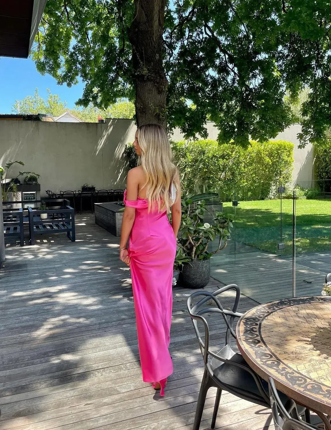 Natalie Rolt Monika Gown Pink Size 10 - Image 3