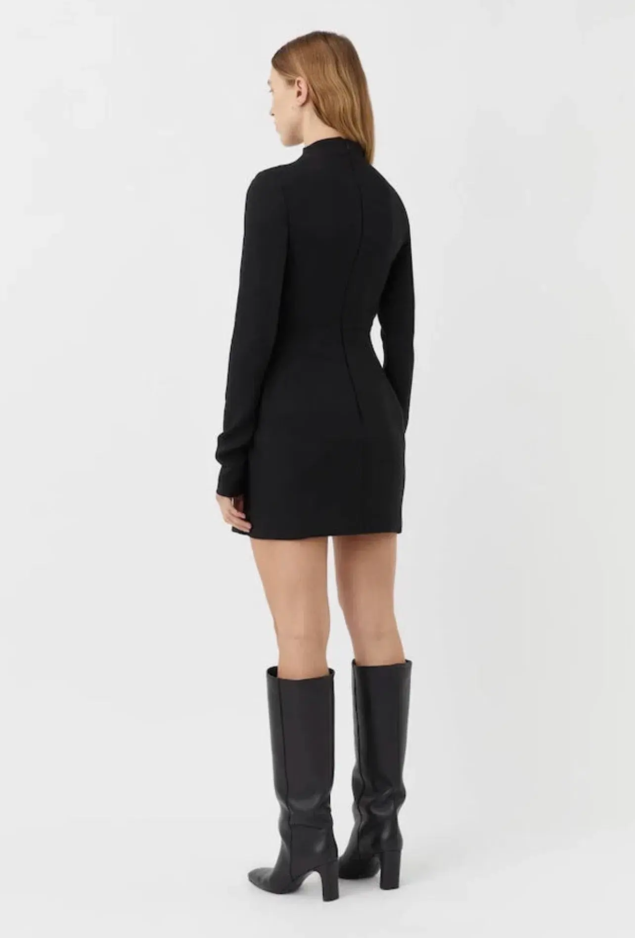 Camilla and Marc Gordon Long Sleeve Mini Dress Black Size 6  - Image 4