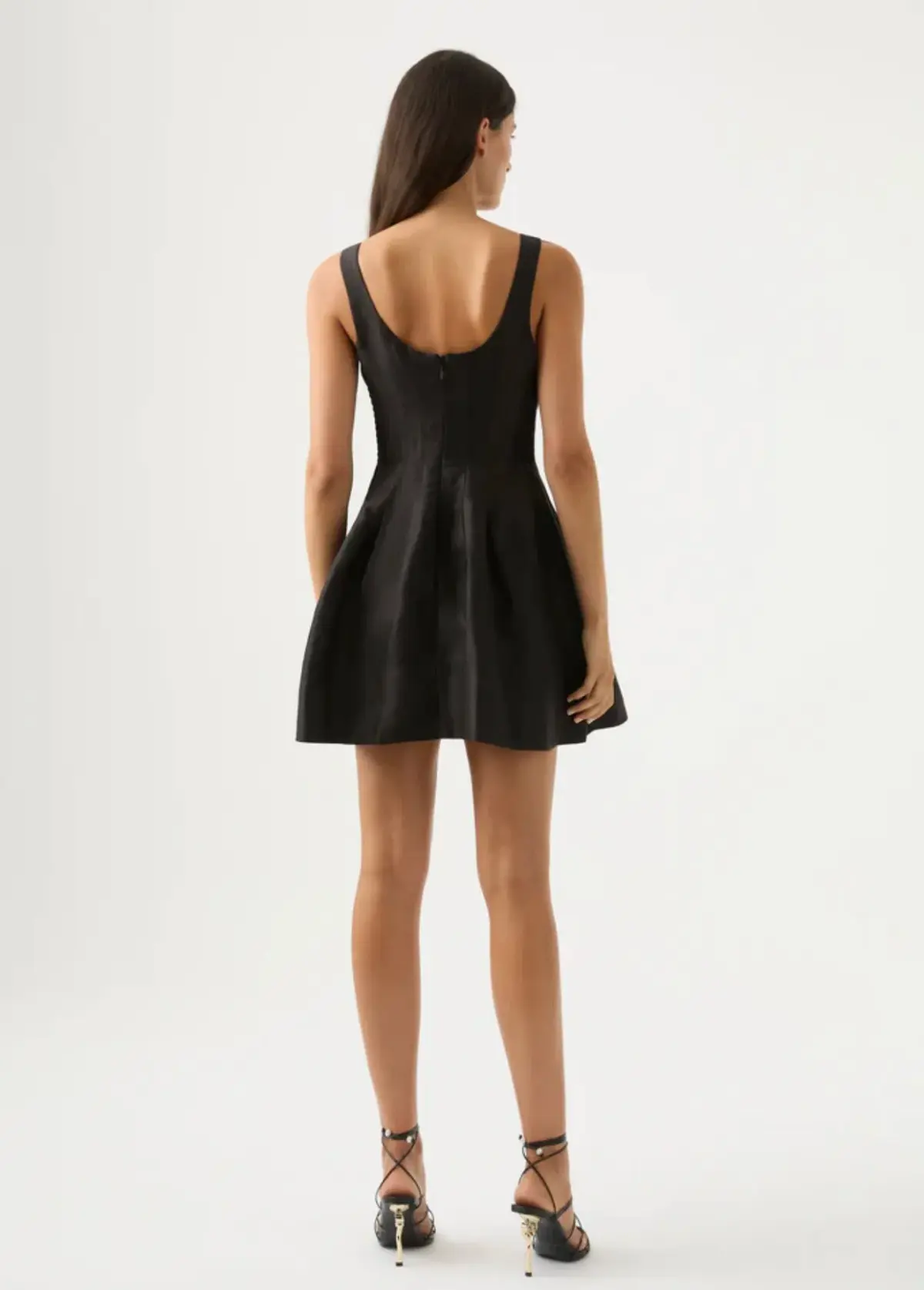Aje Divinity Pearl Pin Mini Dress Black Size 10 / M - Image 3