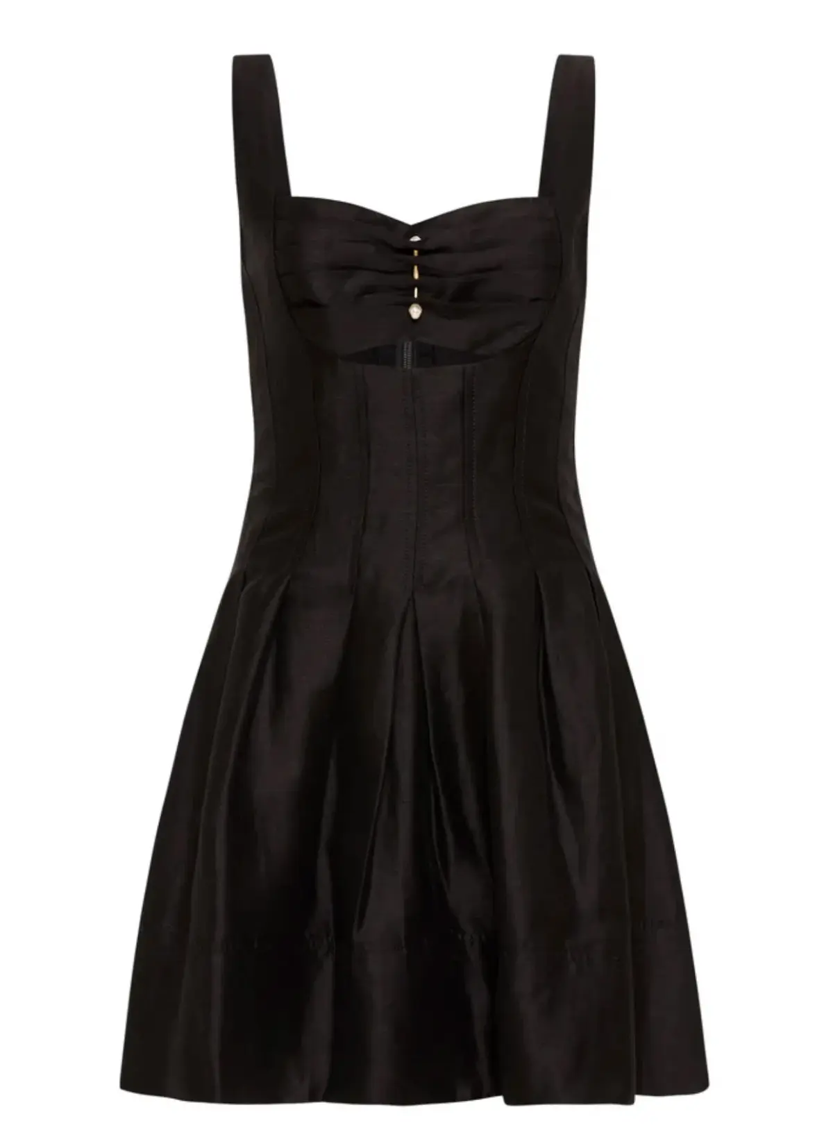 Aje Divinity Pearl Pin Mini Dress Black Size 10 / M - Image 5