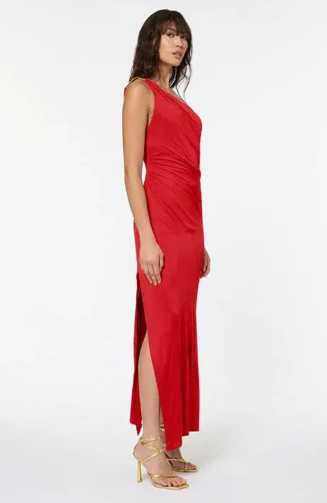 Manning Cartell Digital Love One Shoulder Dress Red Size 14 / XL - Image 3