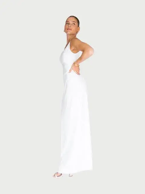 Isabelle Quinn Daisy Dress in Ivory Size 8 for rent on The Volte - main image