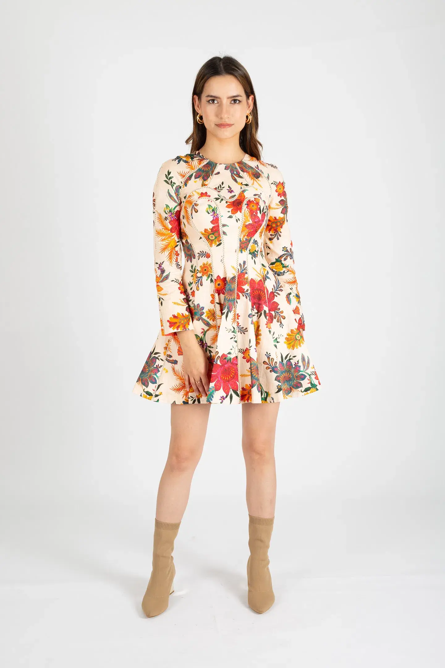 Zimmermann Ginger Fit & Flare Mini Dress Floral Size 0 / AU 8 - Image 1