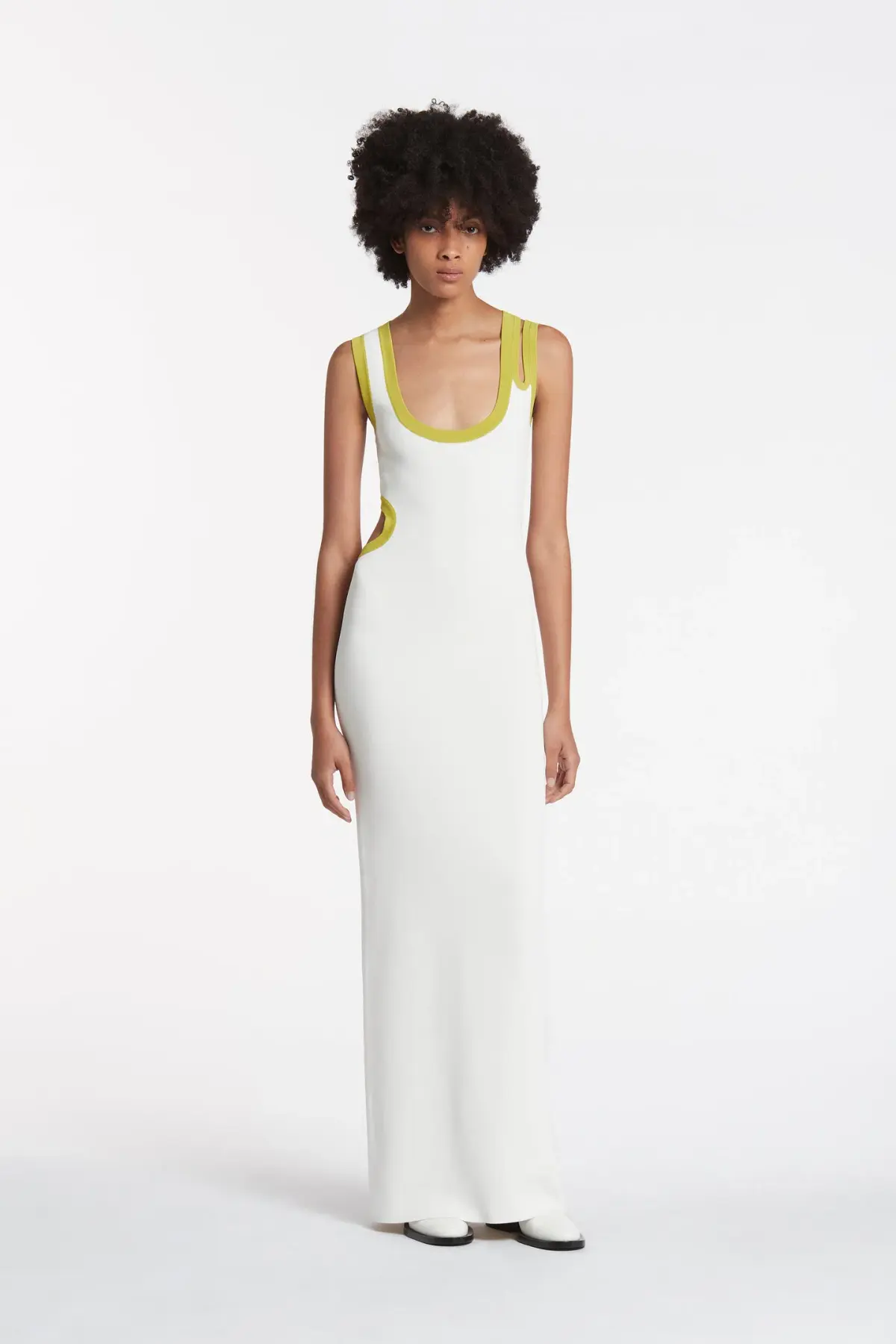 Sir the Label Evalina Cutout Dress White Size AU 6 - Image 1