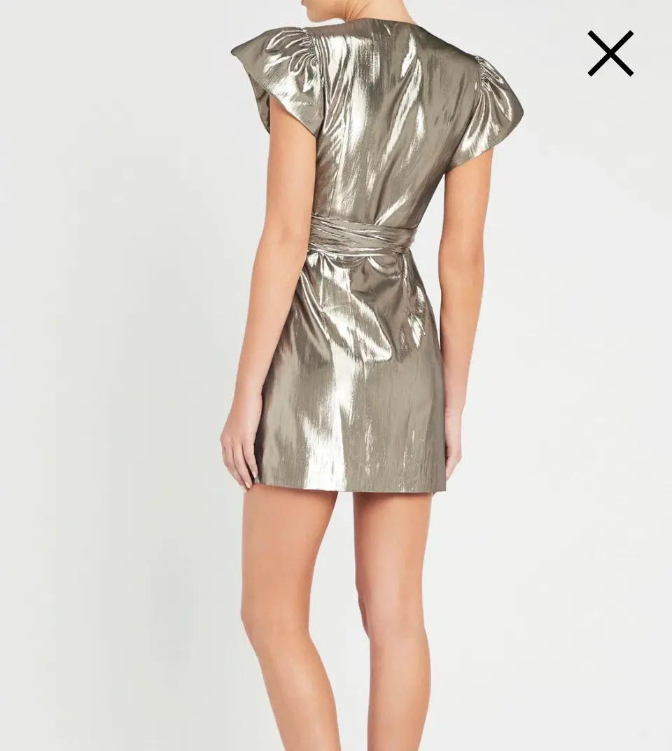 Sass & Bide Night at the Ritz Dress Gold Size AU 14 - Image 2