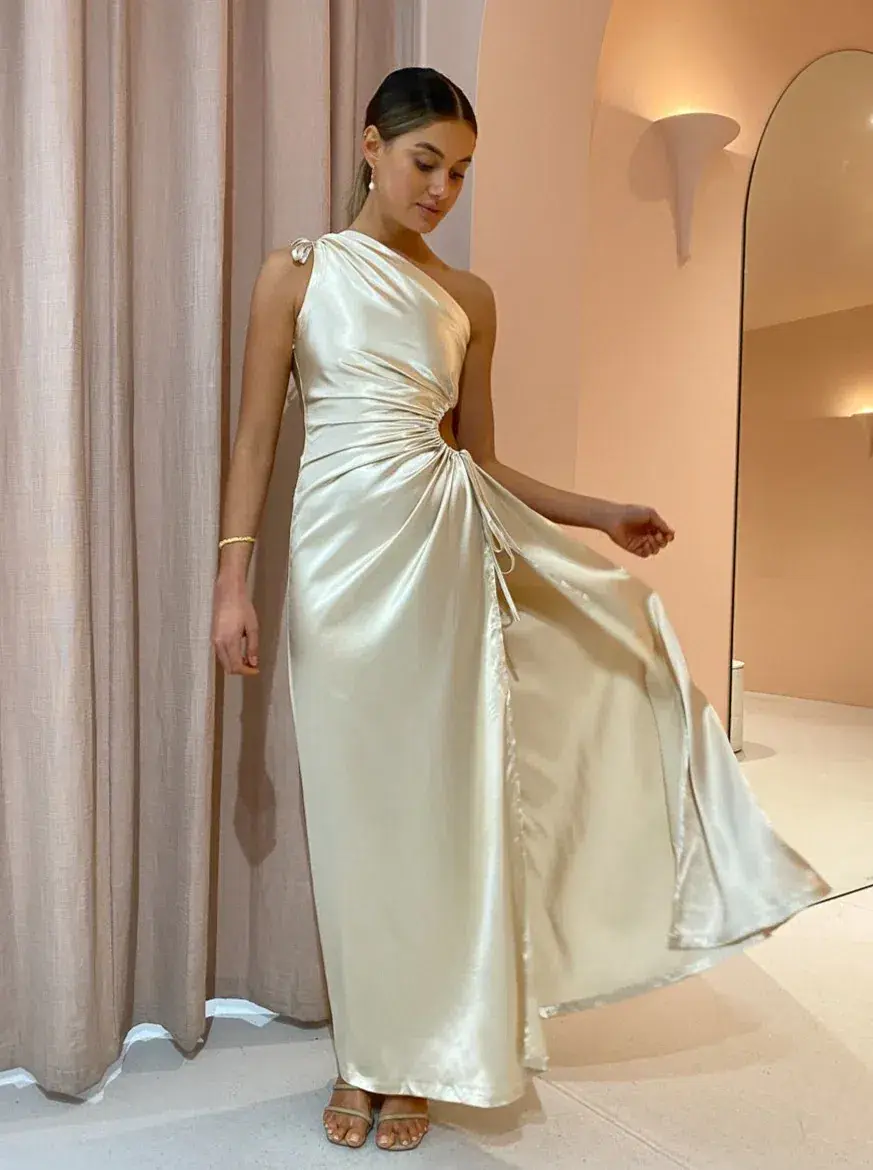 Sonya Moda Nour Ocean Pearl Maxi Dress Size AU 12 for rent on The Volte - main image