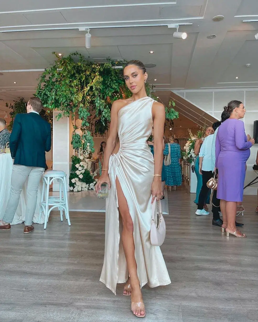 Sonya Moda Nour Ocean Pearl Maxi Dress Size AU 12 for rent on The Volte - main image