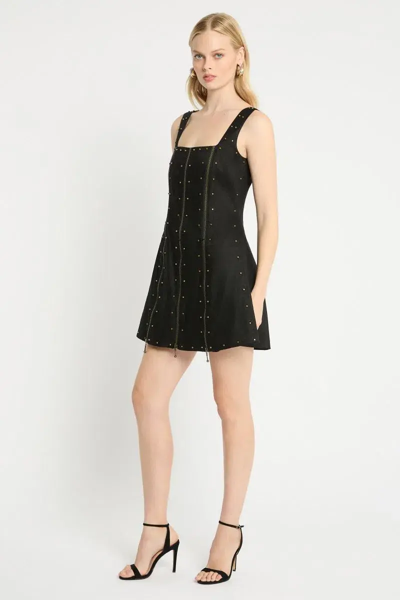 Sass and Bide Abstract After Dark Dress Faded Black Size 4 - Image 2