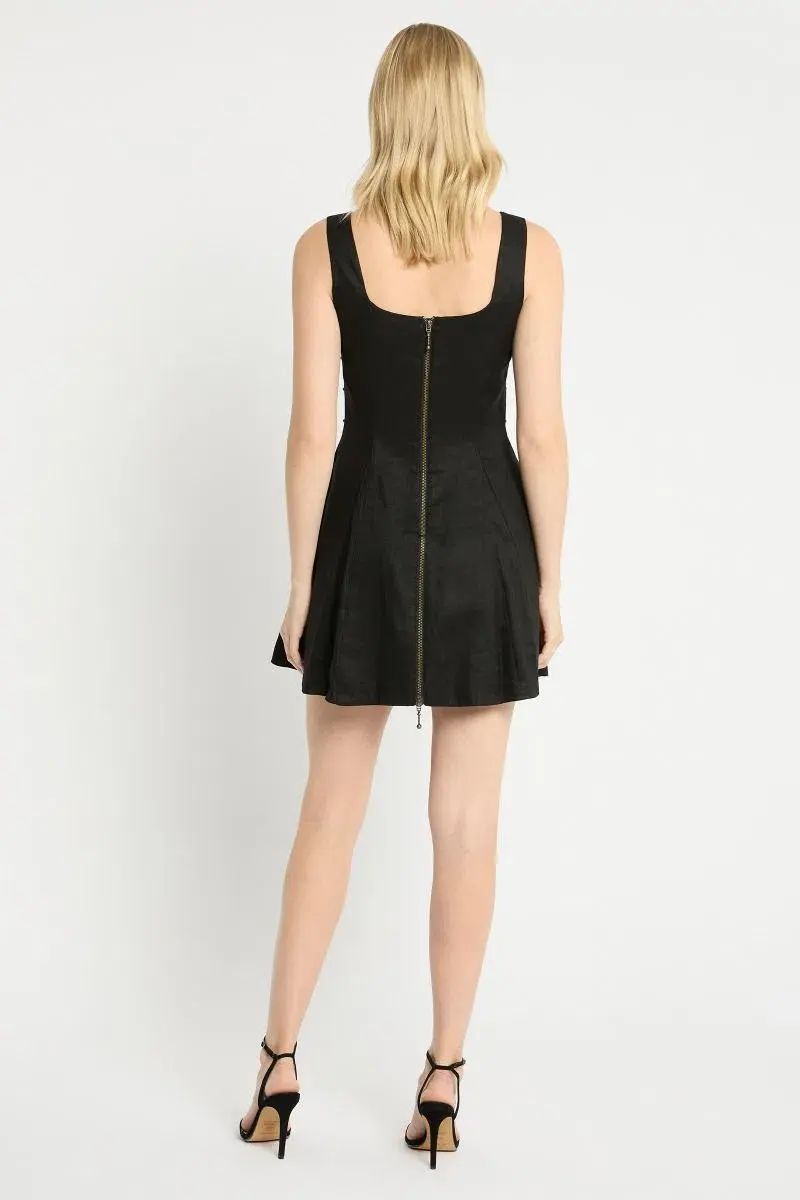 Sass and Bide Abstract After Dark Dress Faded Black Size 4 - Image 3
