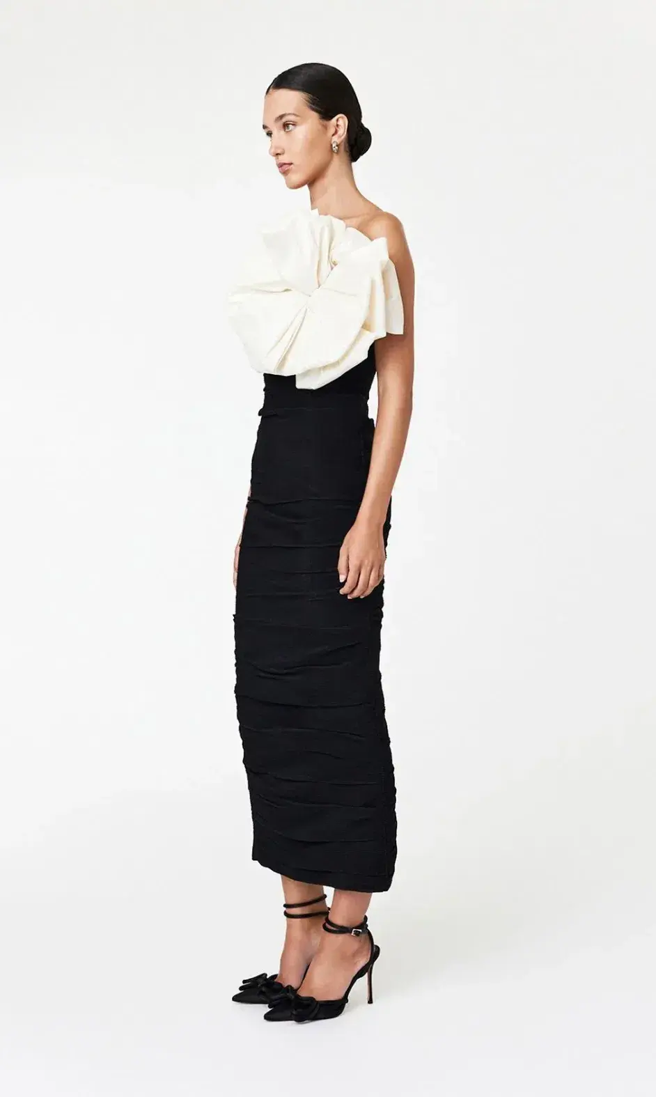 Rachel Gilbert Evana Midi Dress Black Size 2/AU 10 - Image 2