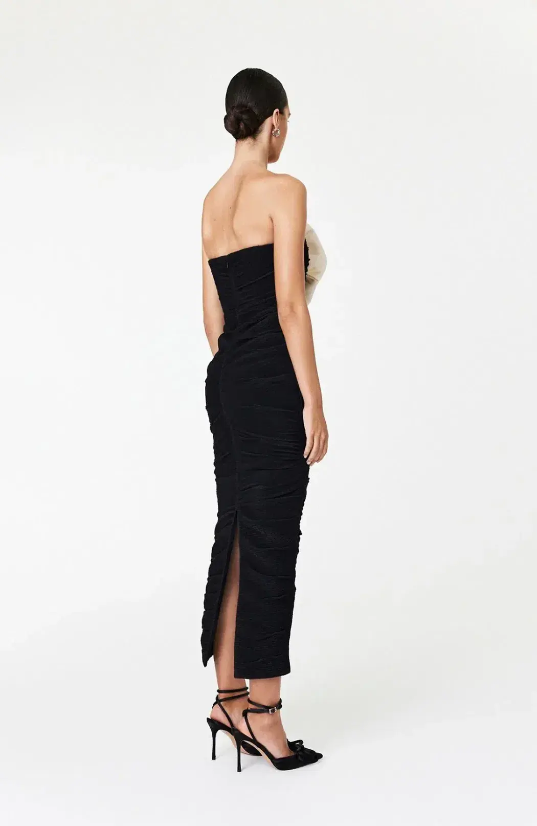 Rachel Gilbert Evana Midi Dress Black Size 2/AU 10 - Image 3