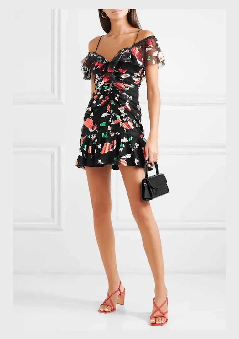 Alice McCall Kismet Mini Dress Print Size 6 - Image 1