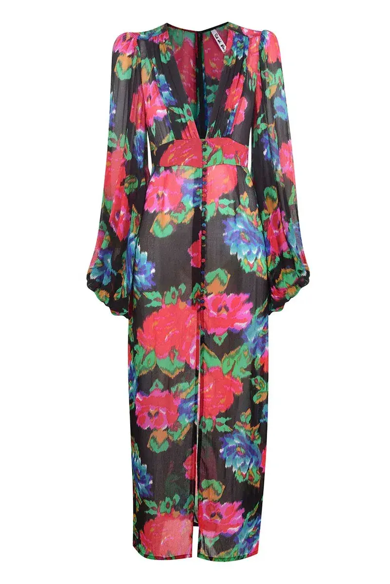 Rat and Boa Ferreira Dress Print Size 10 - Image 4