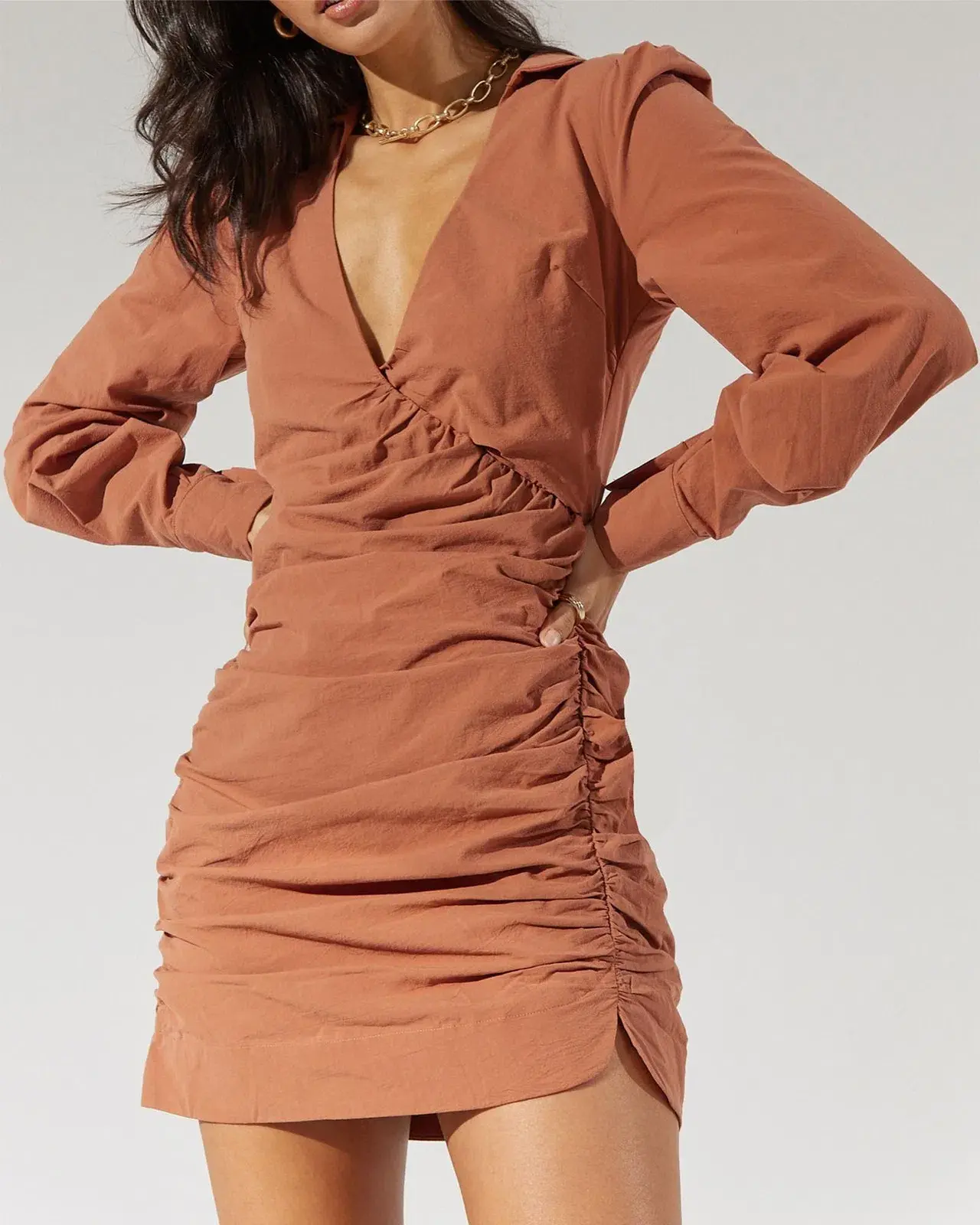 Sovere Order Shirt Dress Ember Size 12 - Image 2