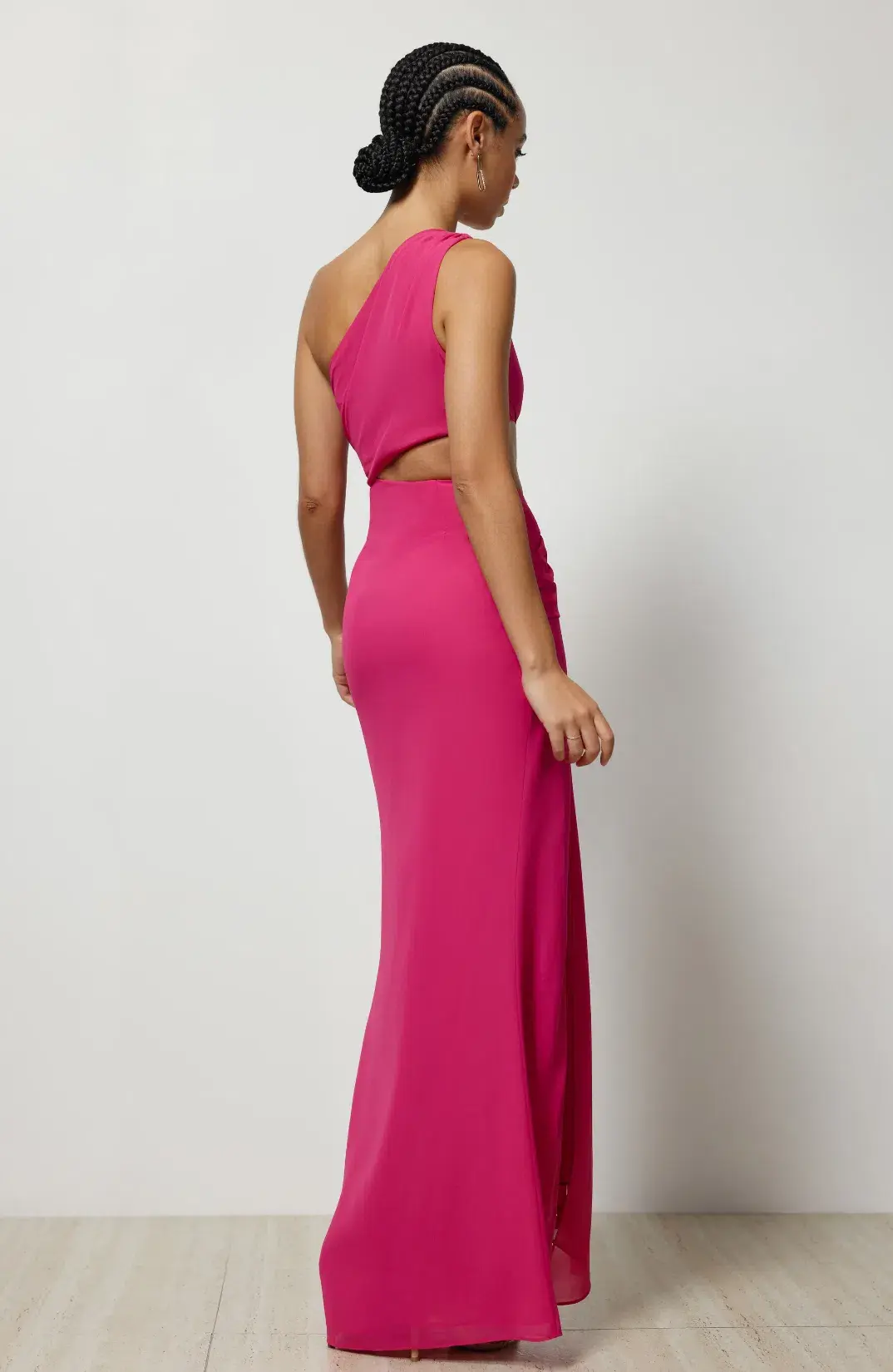 Lexi Sol Dress Fuchsia Size 8 - Image 3