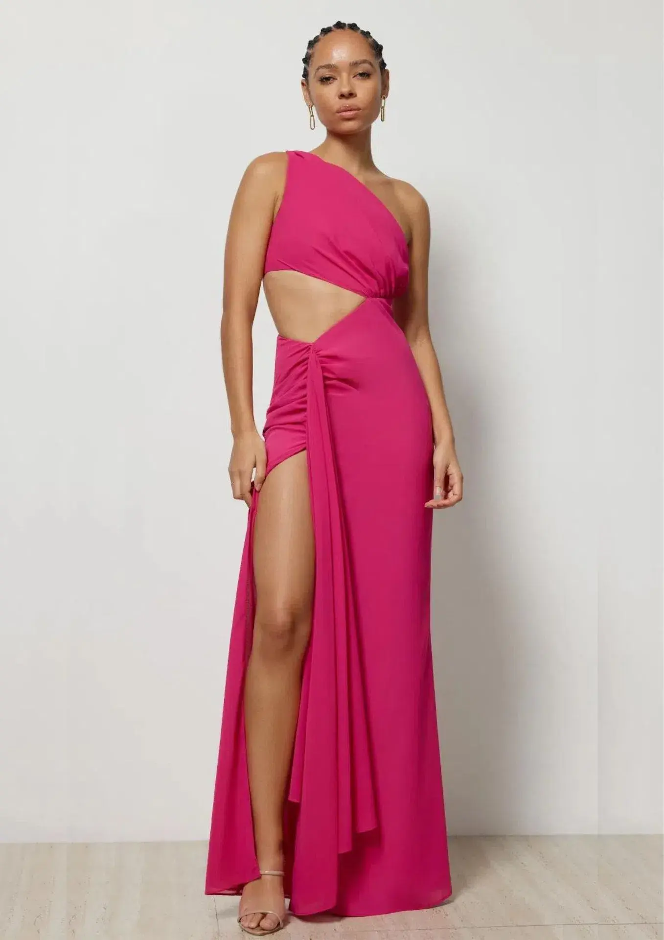 Lexi Sol Dress Fuchsia Size 8 - Image 1