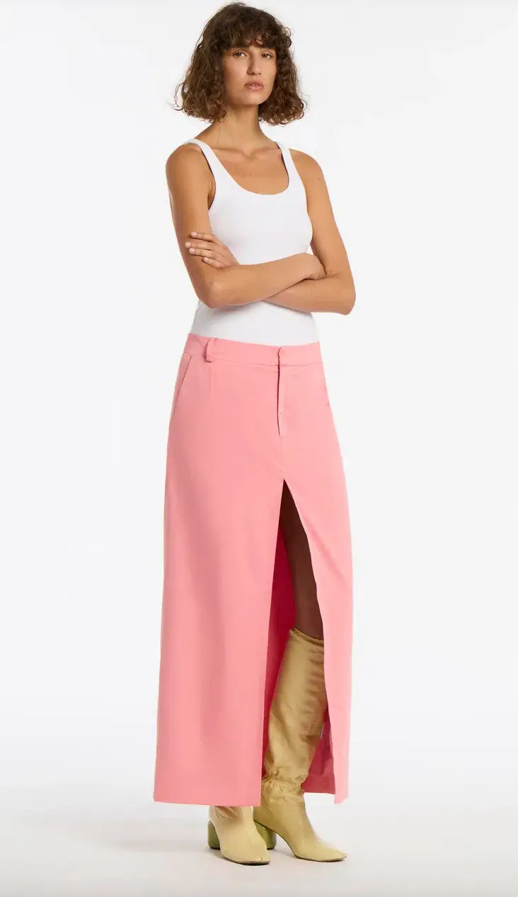 Sir The Label Giacomo Split Skirt In Pink Size 0P / AU 4 for rent on The Volte - main image