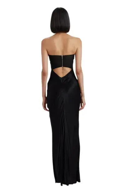 Bec & Bridge Halle Strapless Dress in Black Size Au 10 / M - Image 3