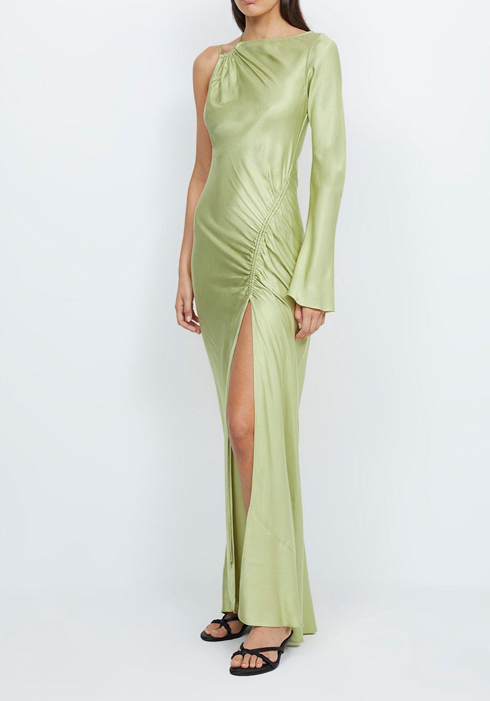 Bec & Bridge Kai Asym Maxi Dress in Pear Size 8 / S - Image 2