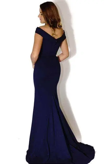 Sherri Hill Maxi Dress Navy Size 8 - Image 2