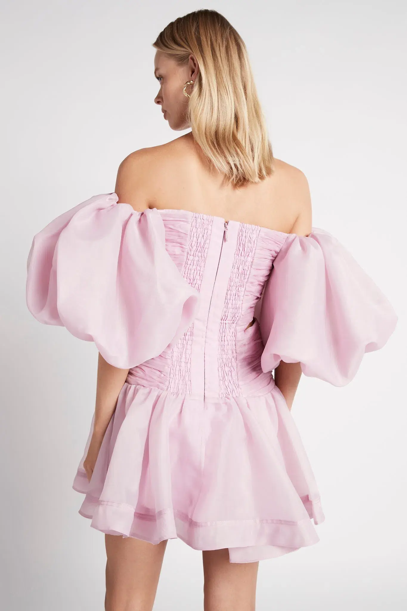Aje Myriad Mini Dress Lilac Size AU 12 - Image 2