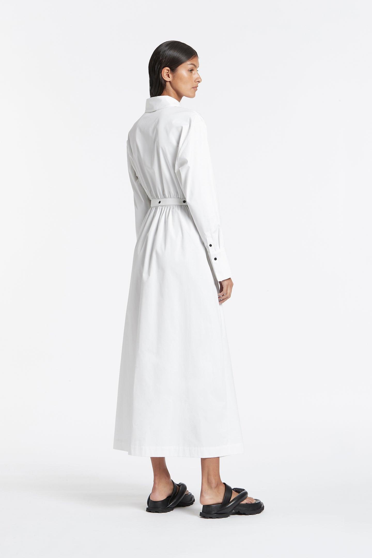 Sir The Label Ilkin Deconstructed Shirt Dress White Size 1 / AU 8  - Image 3