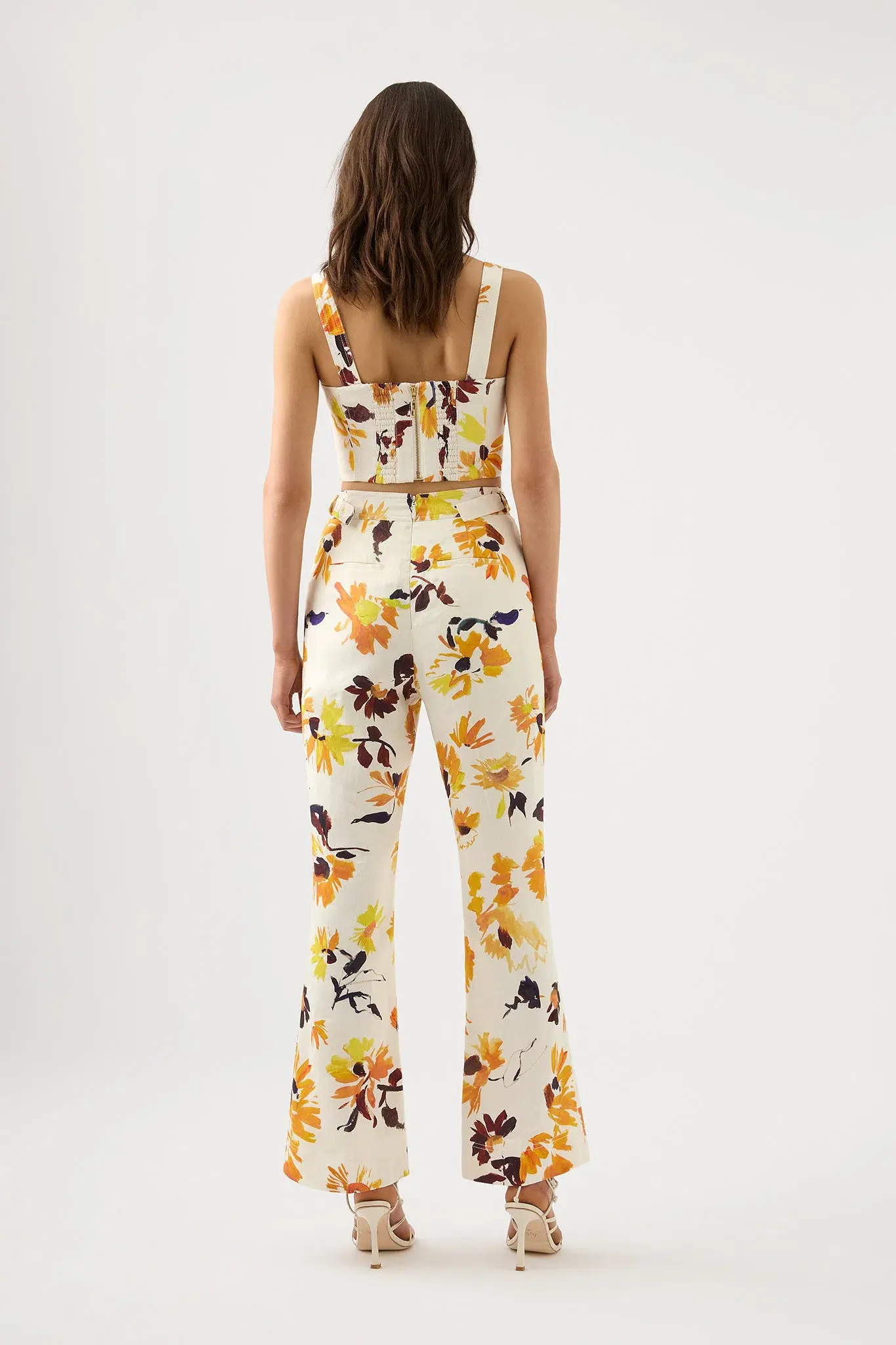 Aje Impressionist Flared Pant Multi Size AU 10 - Image 2
