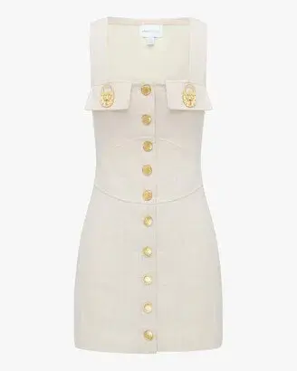 Alice McCall Queenie Mini Dress Creme Size 4 - Image 8