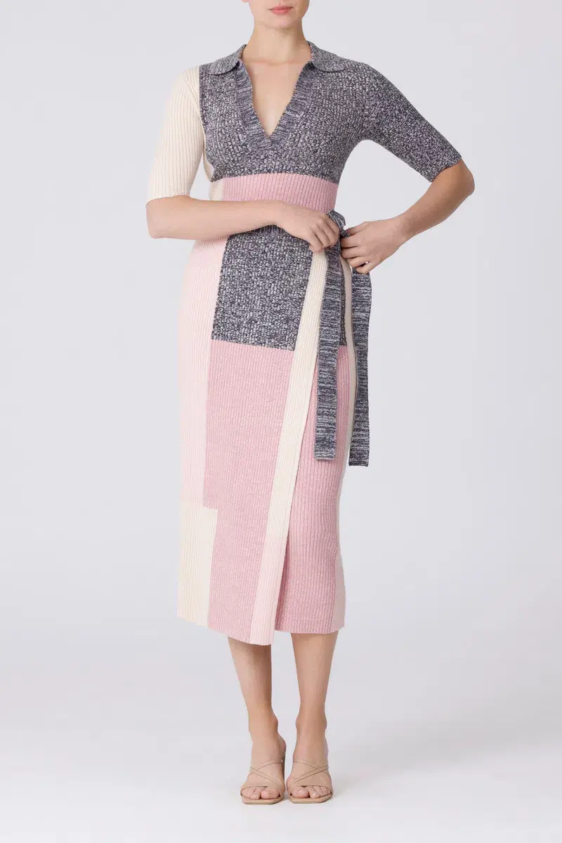 Keepsake Klara Knit Skirt and Top Set Patchwork Size 10 - Image 5