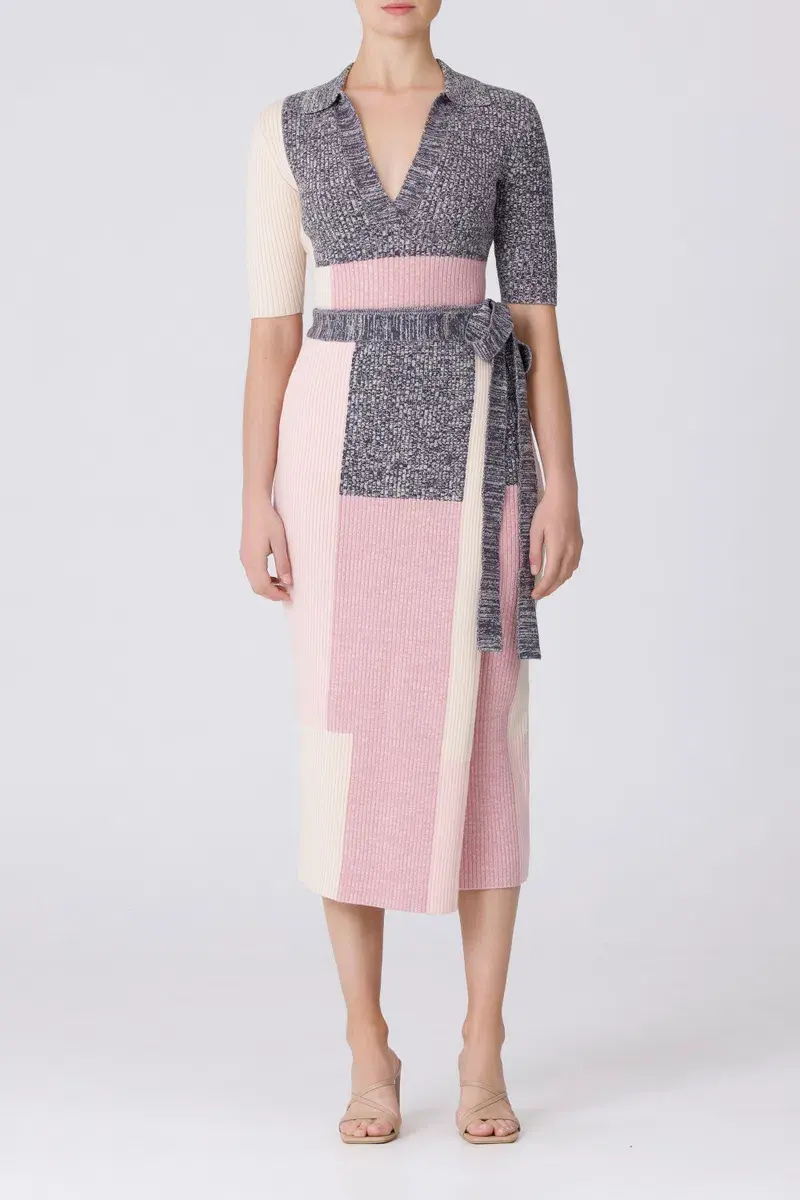 Keepsake Klara Knit Skirt and Top Set Patchwork Size 10 - Image 2