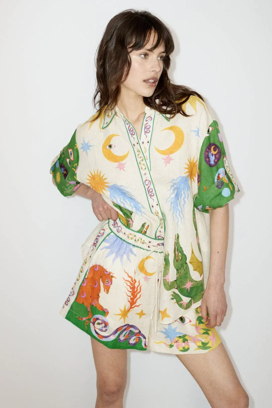 Alemais Seeker Shirt Print Size 6 - Image 1