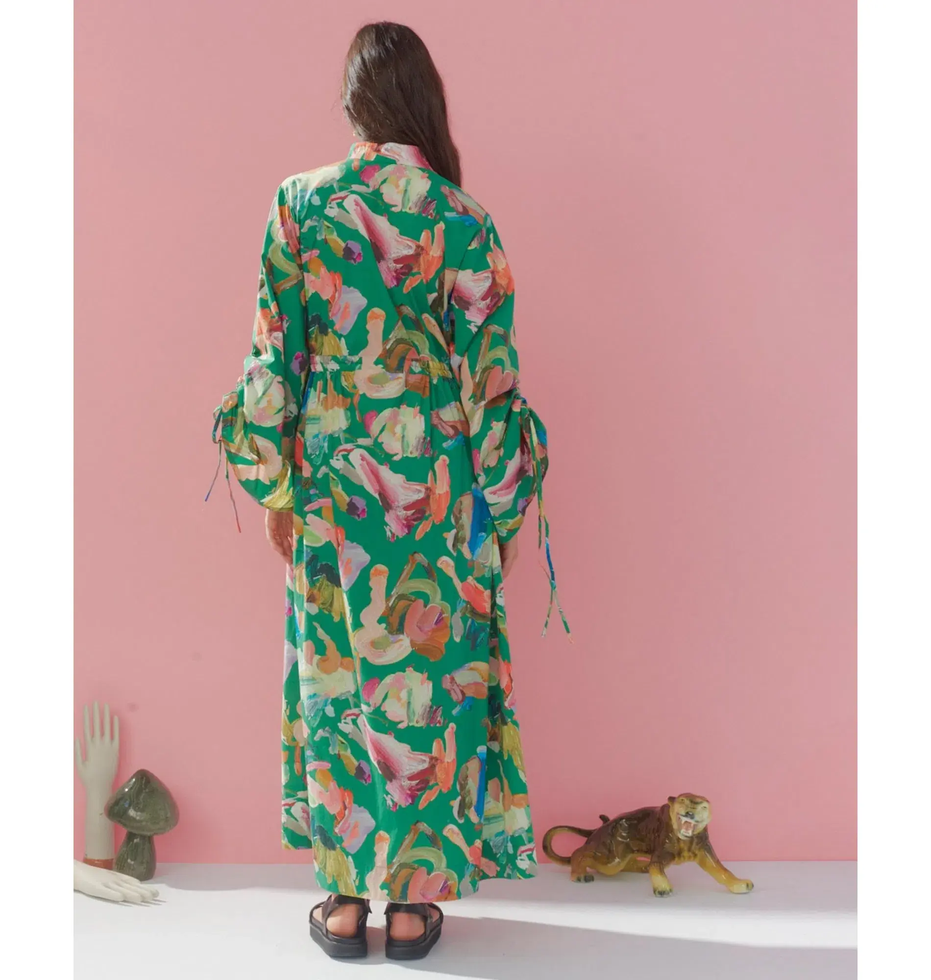 Alemais Arlo Shirtdress Green Size M / AU 10 - Image 3