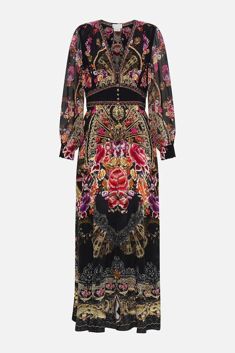 Camilla Button Dress With Shaped Waistband Dance With Duende Size XL / Au 16 - Image 6