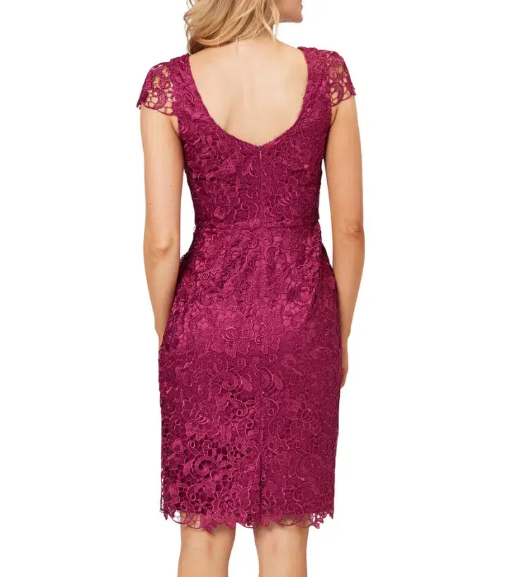 Review Majestic Dress Berry Size 6 - Image 3