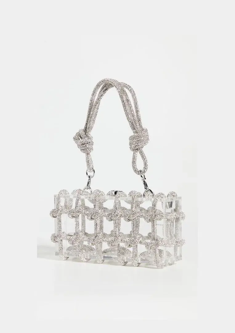 Cult Gaia Bess Shoulder Bag Silver  - Image 1