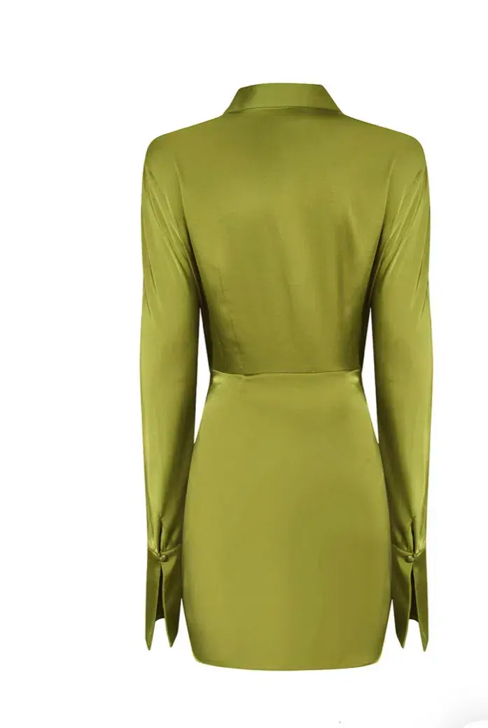 Rat & Boa Alanis Dress in Green Size S/AU 8 - Image 6