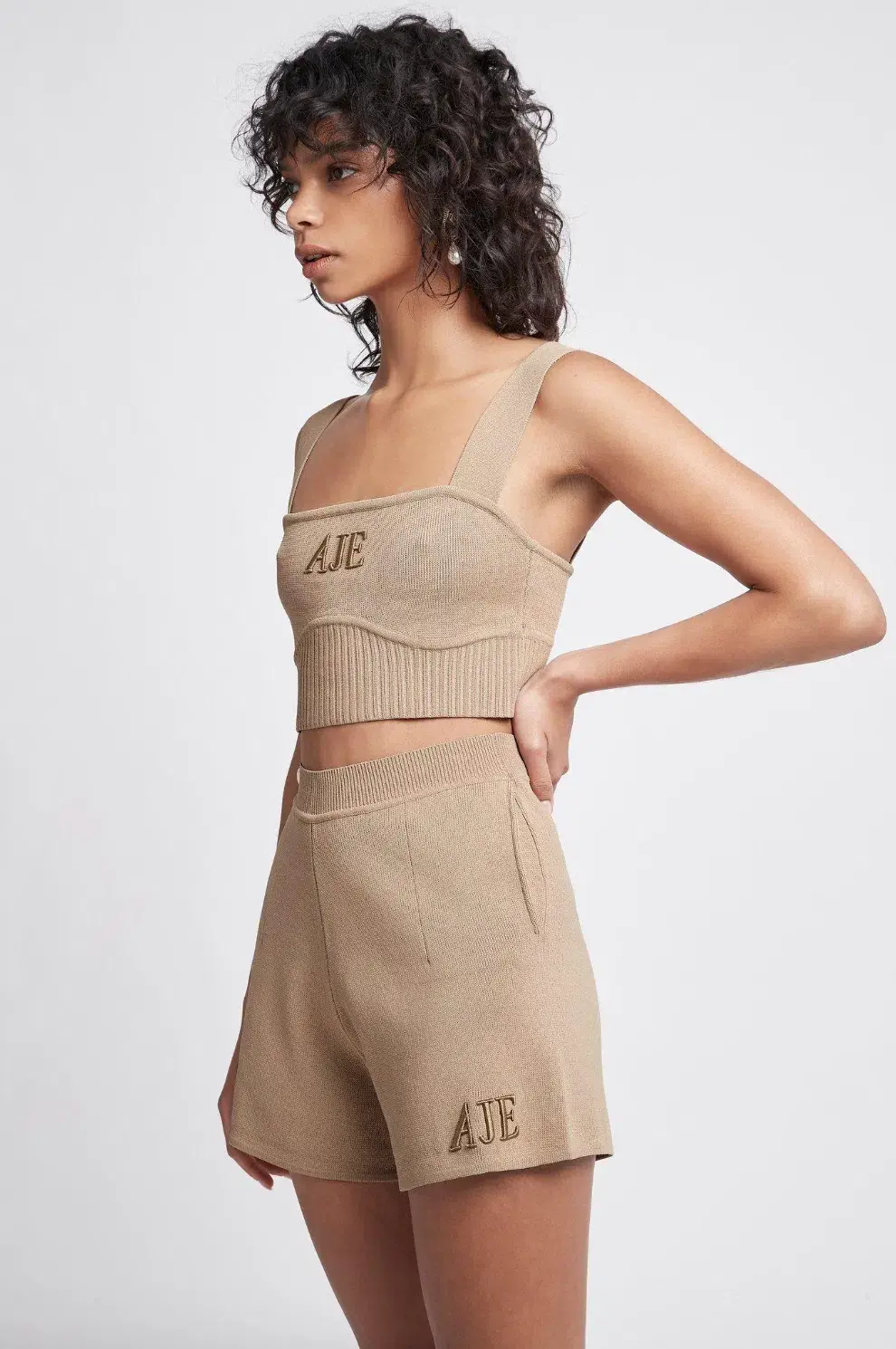 Aje Lucia Set Brown Size 4 for rent on The Volte - main image