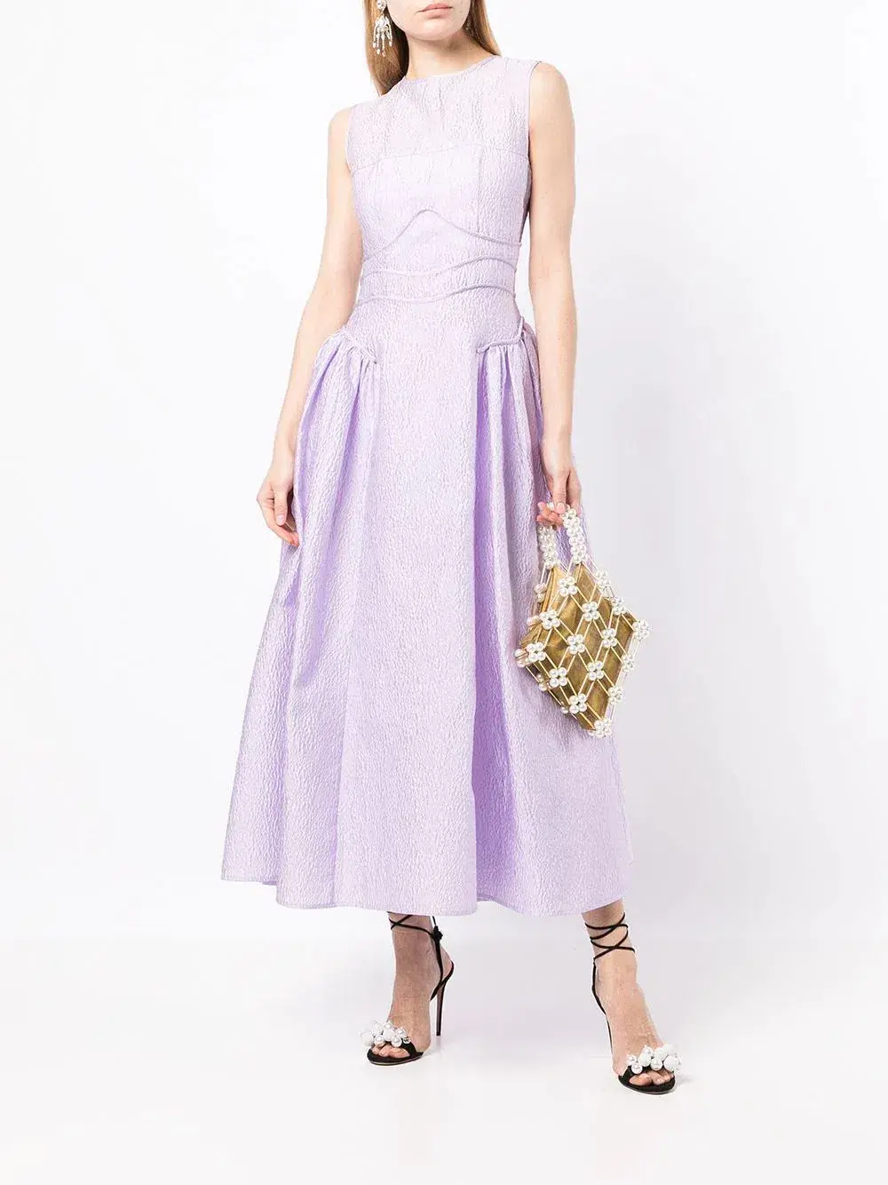 Rachel Gilbert Sophia Dress Lilac Size AU 12 for rent on The Volte - main image