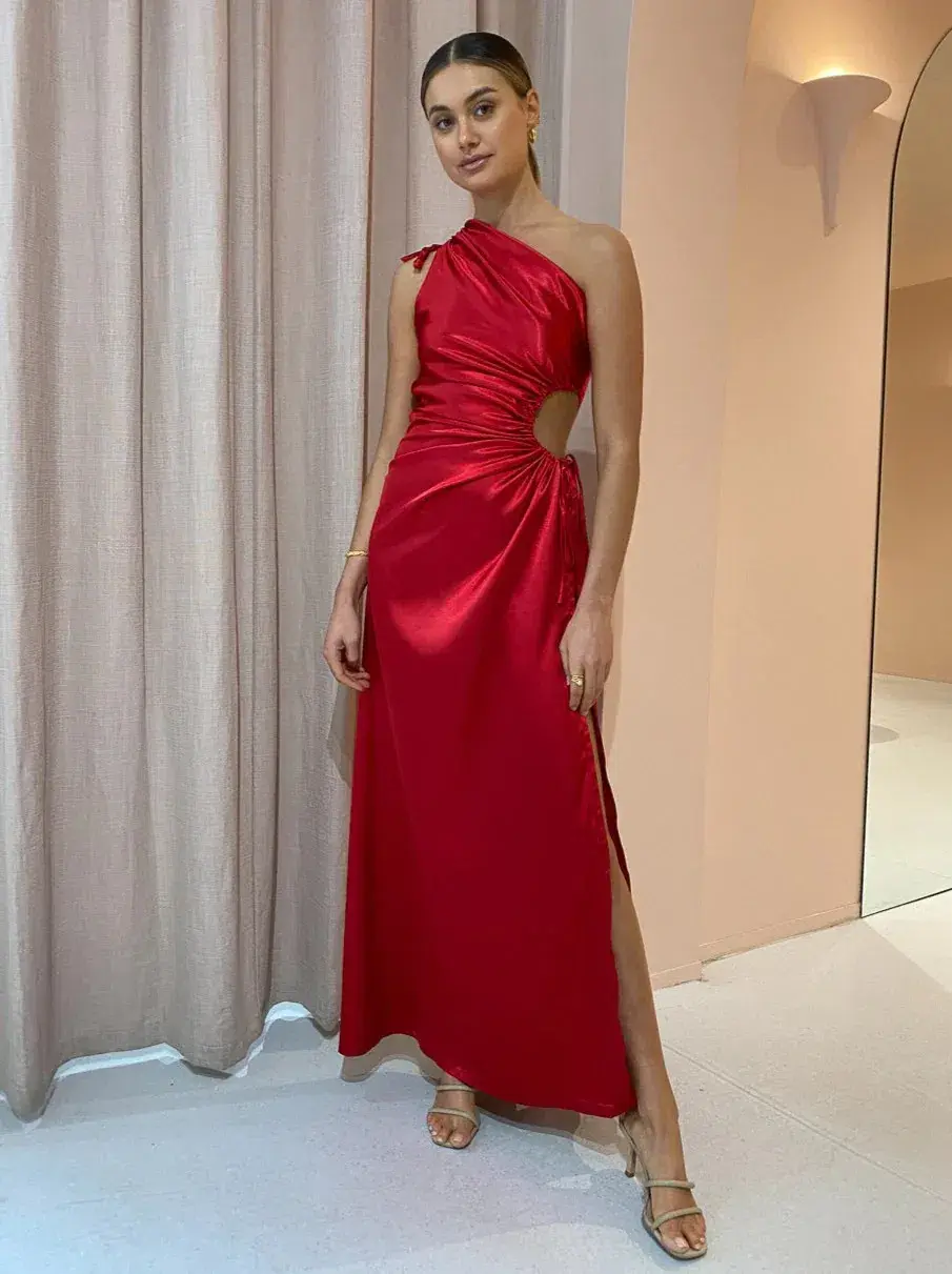 Sonya Moda Nour Maxi Dress Red Size Small / AU 8 - Image 1