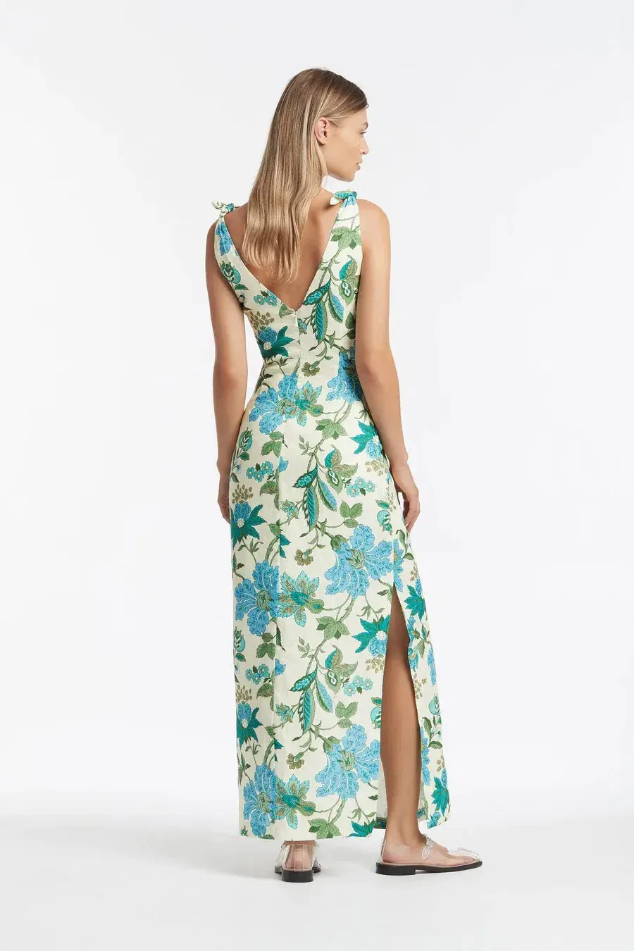 Sir the Label Alexandre Tie Midi Dress Marguerite Floral Print Size AU 8 - Image 2