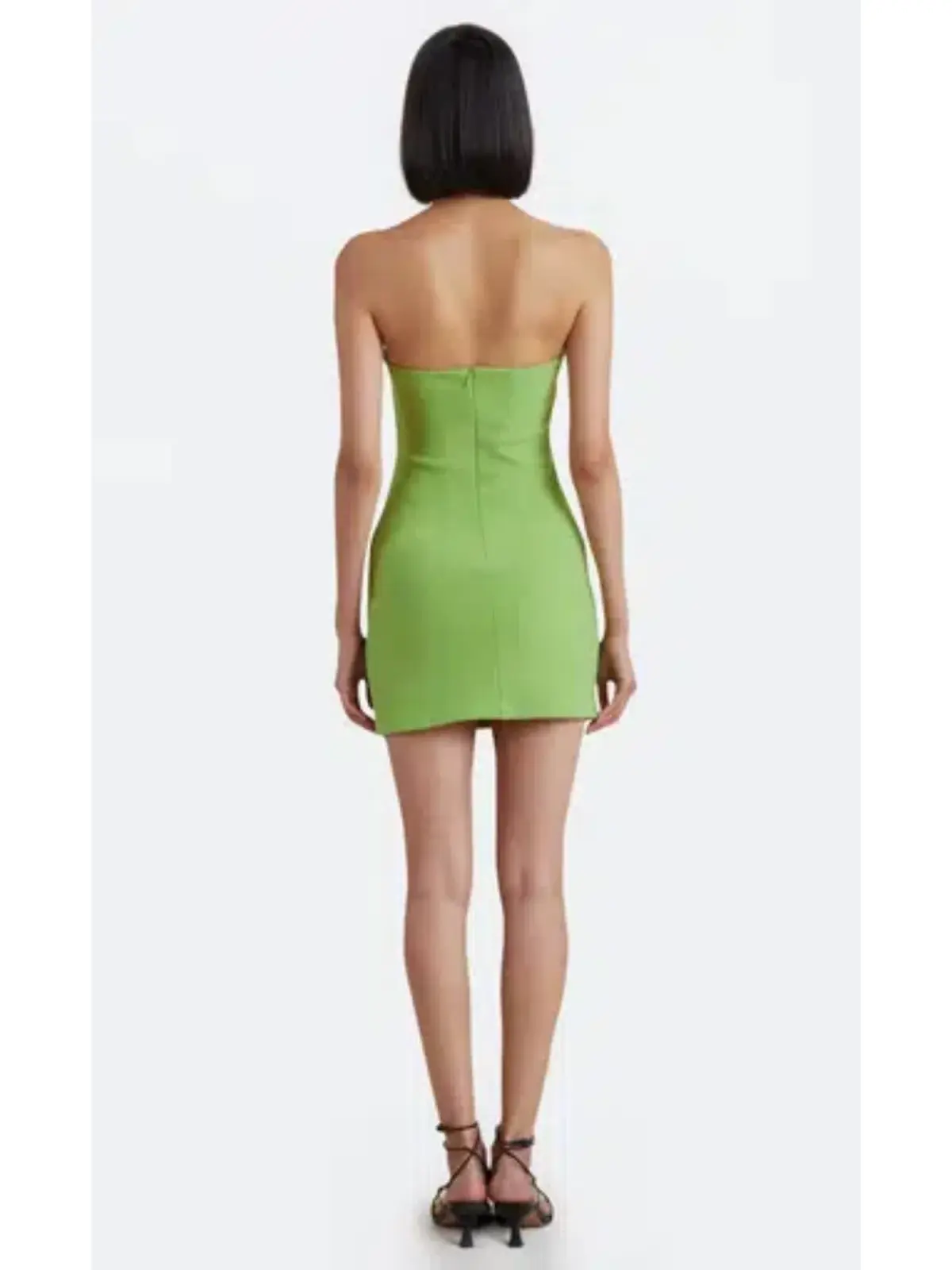 Bec & Bridge Karina Mini Dress Pea Green Size AU 6 - Image 3