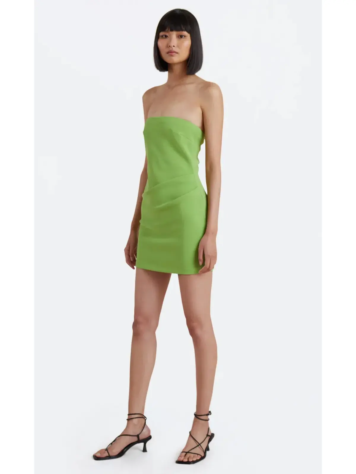 Bec & Bridge Karina Mini Dress Pea Green Size AU 6 - Image 2