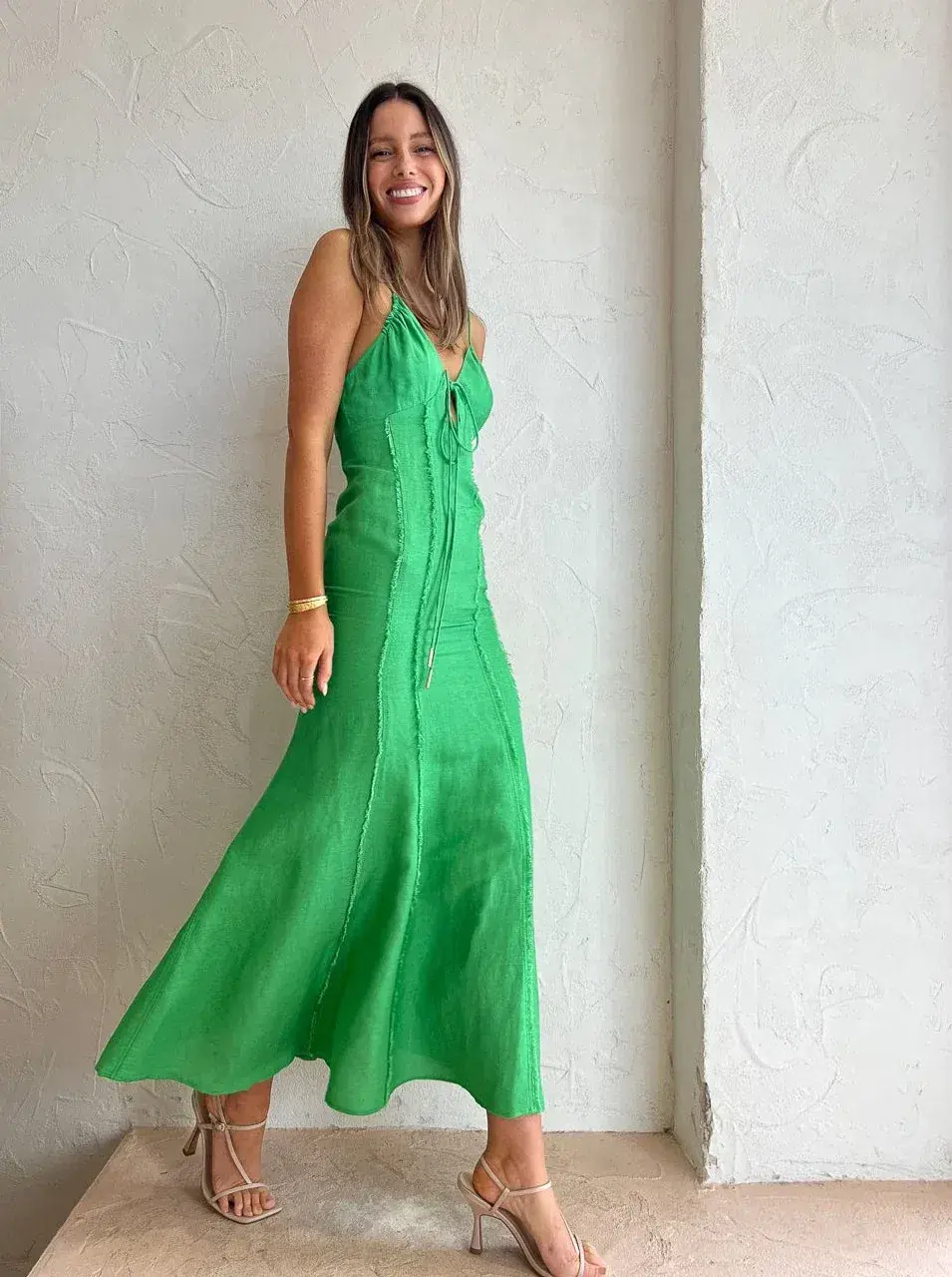 Significant Other - Aleksandra Midi Dress Green - Size 12  - Image 2
