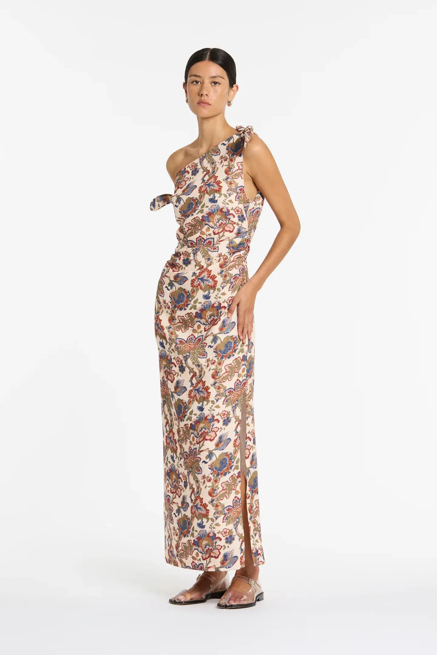 Sir The Label Bettina Off Shoulder Dress In Wiltshire Floral Size AU 10 - Image 2