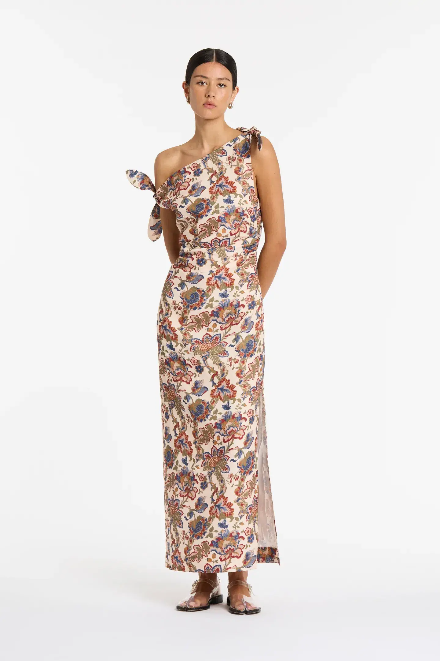 Sir The Label Bettina Off Shoulder Dress In Wiltshire Floral Size AU 10 - Image 1