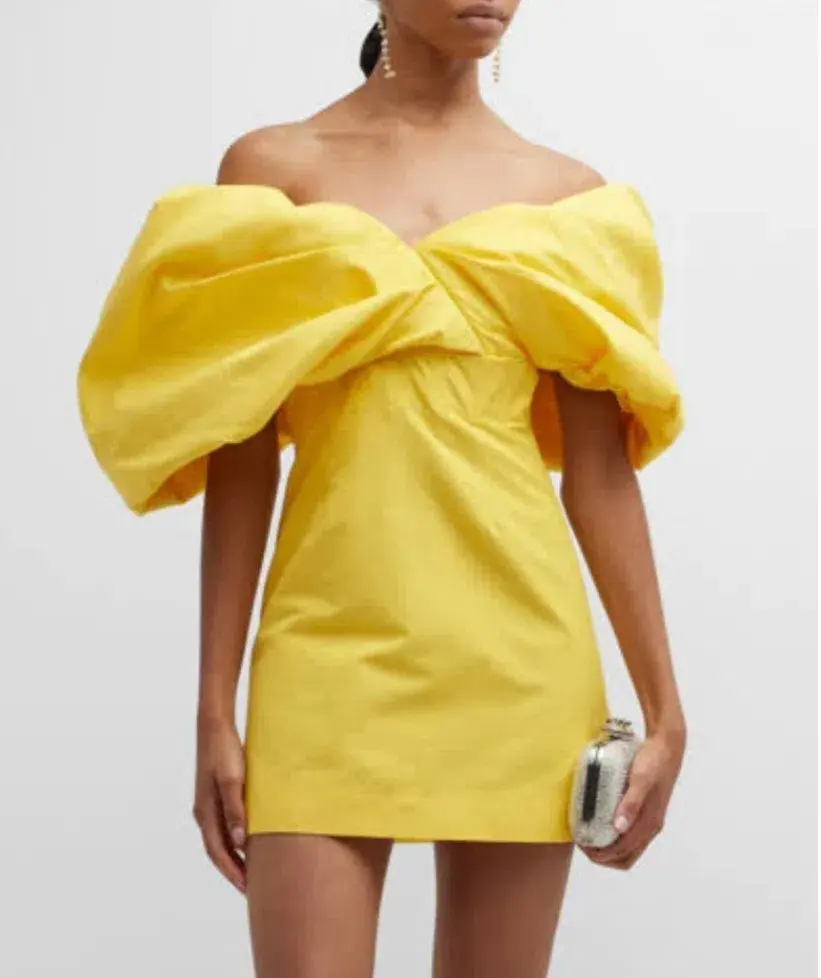 Rachel Gilbert Xavier Mini Yellow Size AU 12  - Image 2
